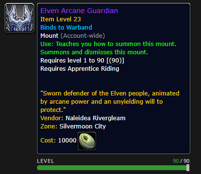 [Midnight] Elven Arcane Guardian