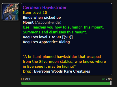 [Midnight] Cerulean Hawkstrider