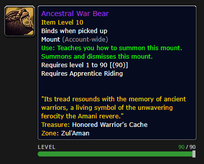 [Midnight] Ancestral War Bear
