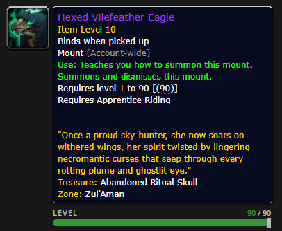 [Midnight] Hexed Vilefeather Eagle