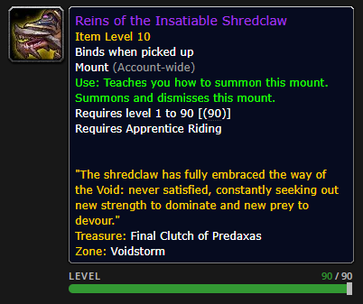 [Midnight] Reins of the Insatiable Shredclaw