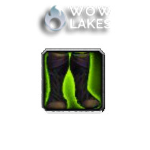 Slippers of the Hissing Cult – ILvl305 Heroic Cloth Feet