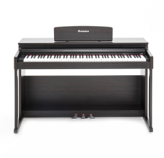 DK-110：高端数码钢琴，88键重锤键盘，357种音色，192种复音数，蓝牙，LCD屏