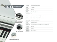 DK-300: Grand Digital Piano, Professional Electric Piano, 88 Keys, 5 Colors