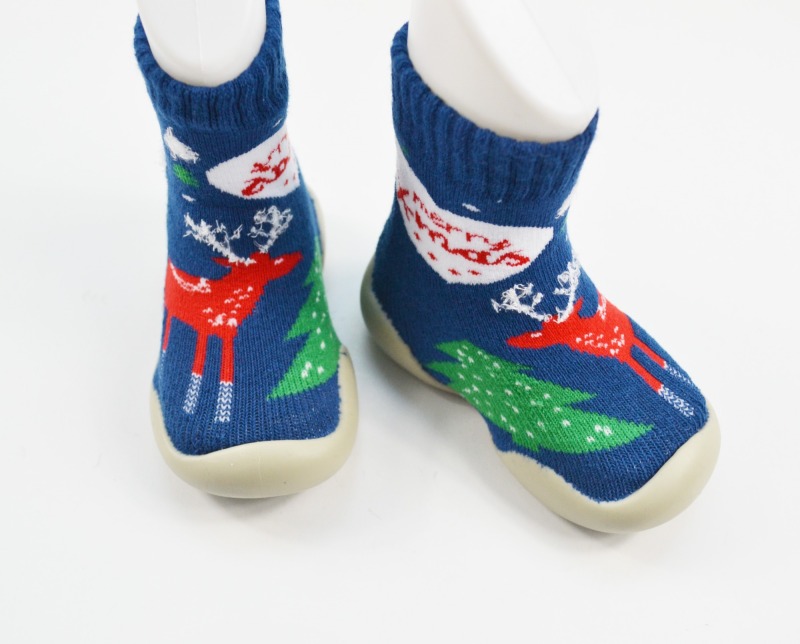 Baby Sock-Shoes Christmas Theme