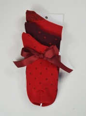 Glitter Red Socks Gift Set