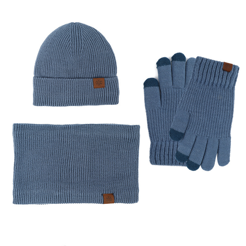 Winter Beanie/Touchscreen Gloves/Neck-Warmer Set