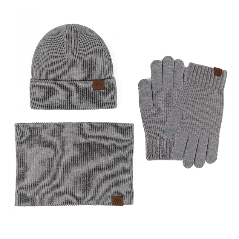 Winter Beanie/Touchscreen Gloves/Neck-Warmer Set