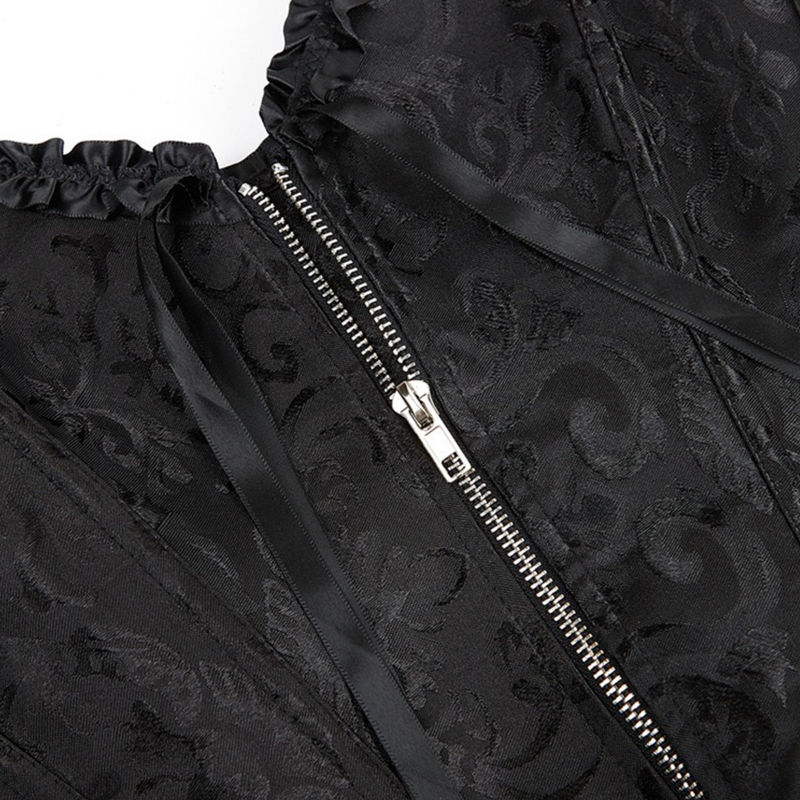 Front Zipper Closure Corset