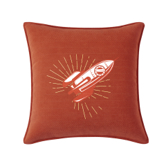 Color-Print Square Throw Pillow