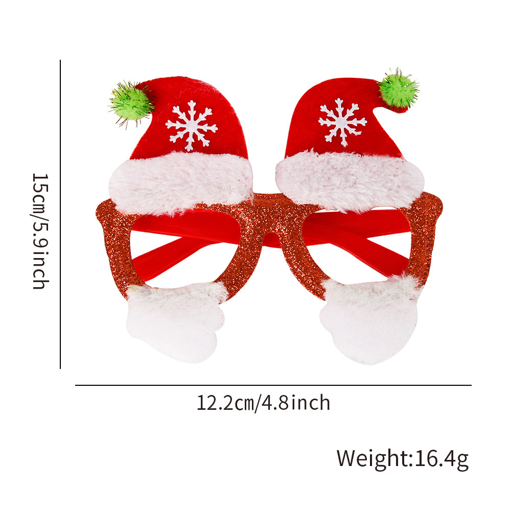 Eyeclass Frame with Christmas Ornaments