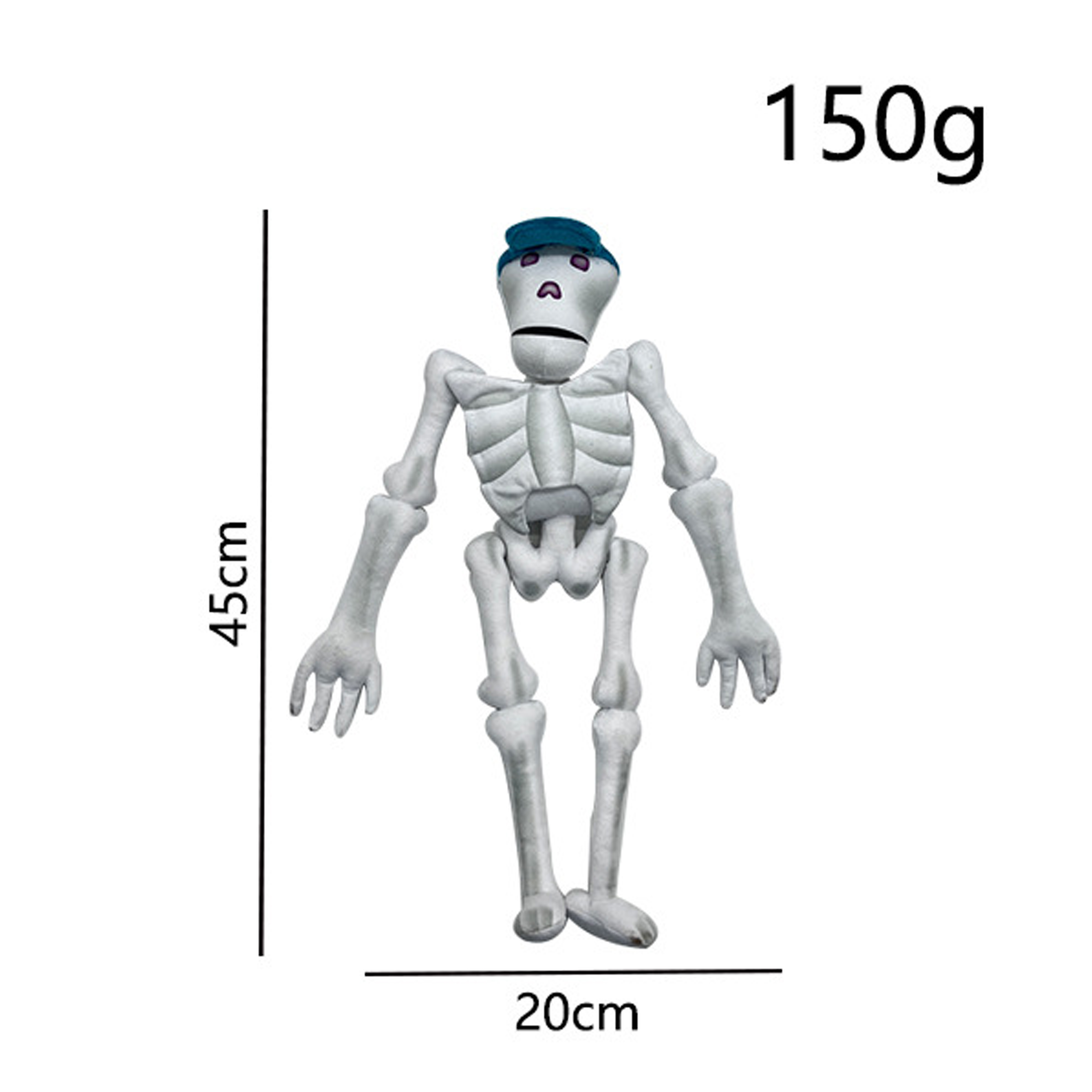 Haloween Skeleton Plush Toy