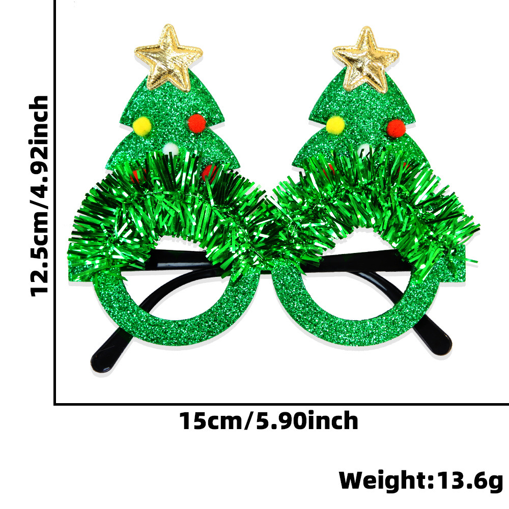 Eyeclass Frame with Christmas Ornaments