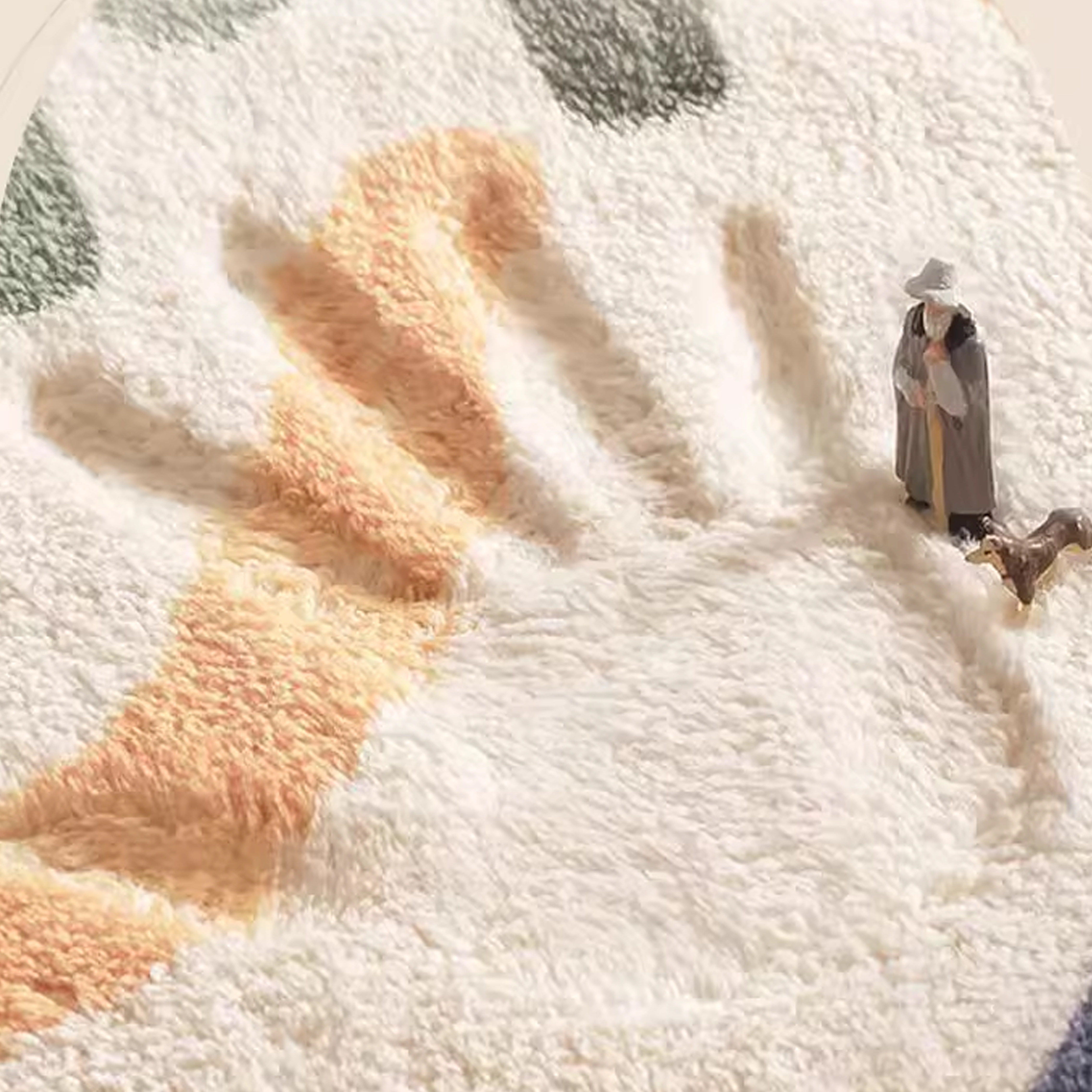 Cute Bread Pattern Floor Mat