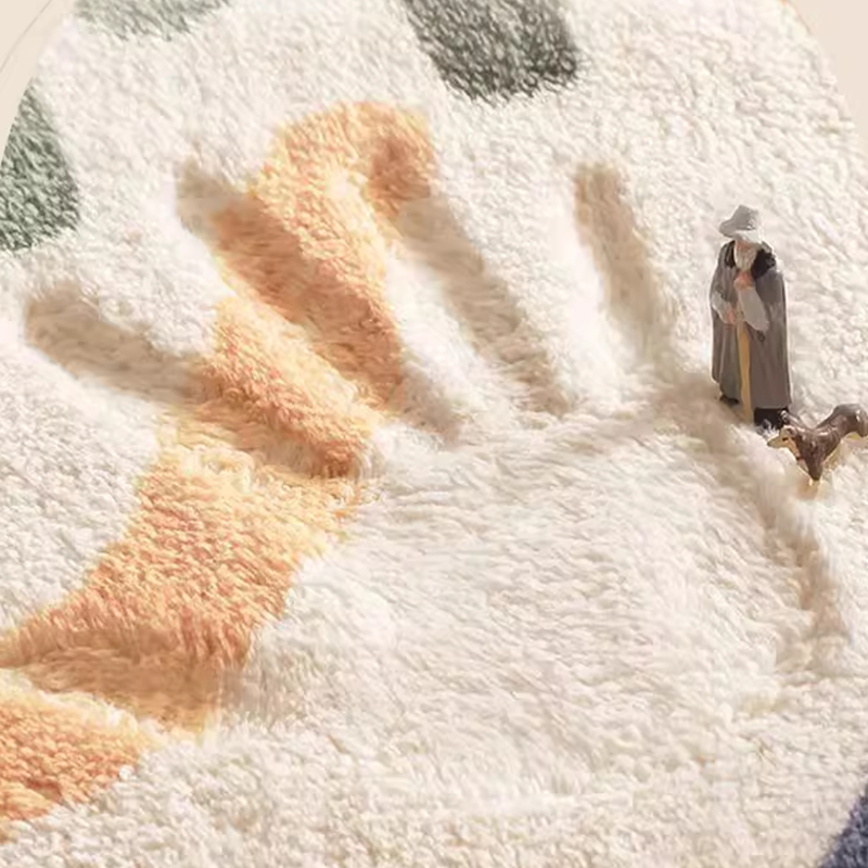 Cute Bread Pattern Floor Mat