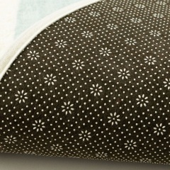 Print Pattern Faux Wool Floor Mat