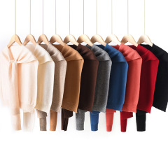 Solid-Color Short Shawl