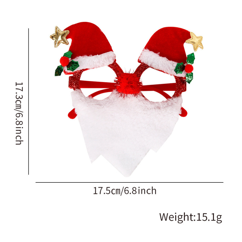 Eyeclass Frame with Christmas Ornaments