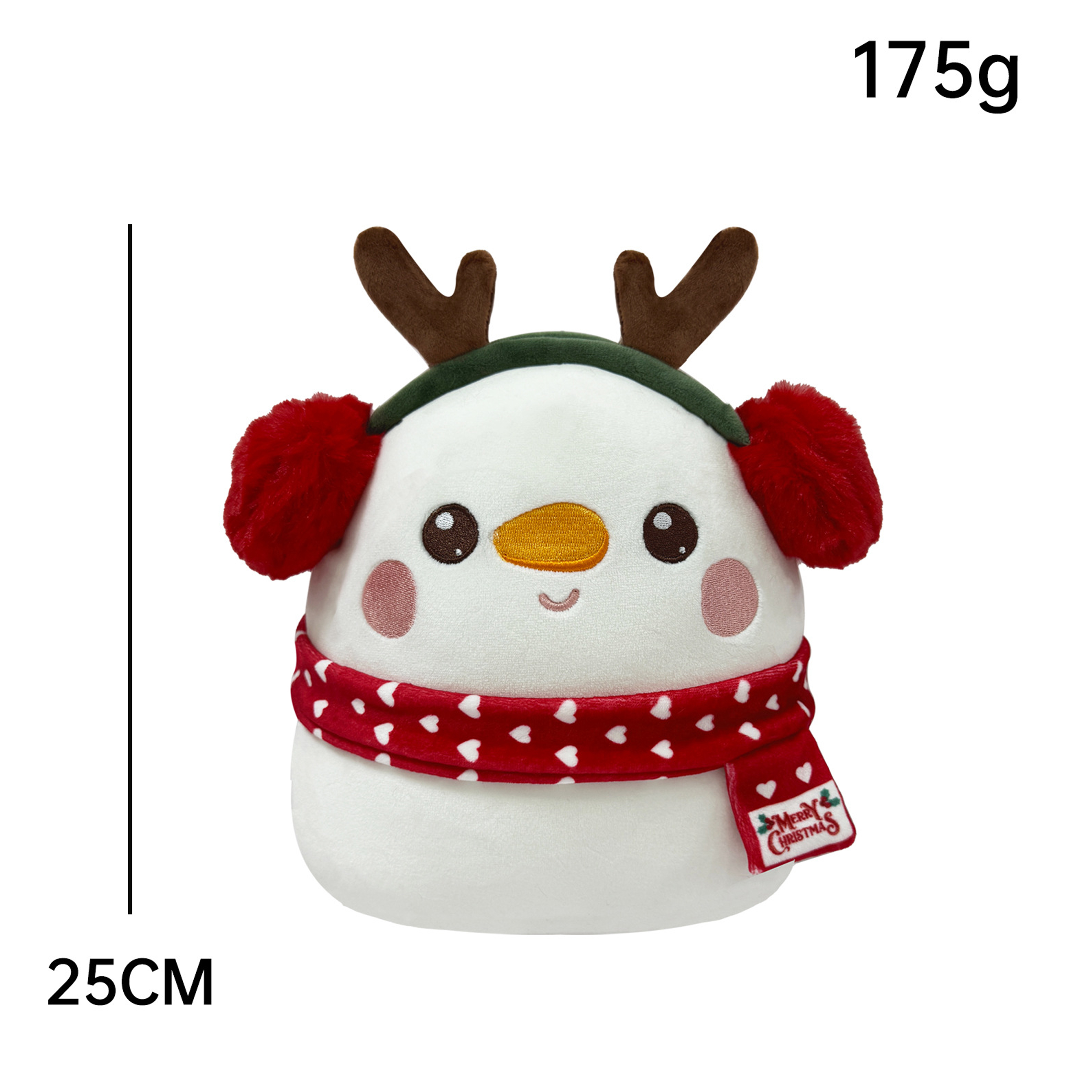 Cute Christmas Figure Throw Pillow