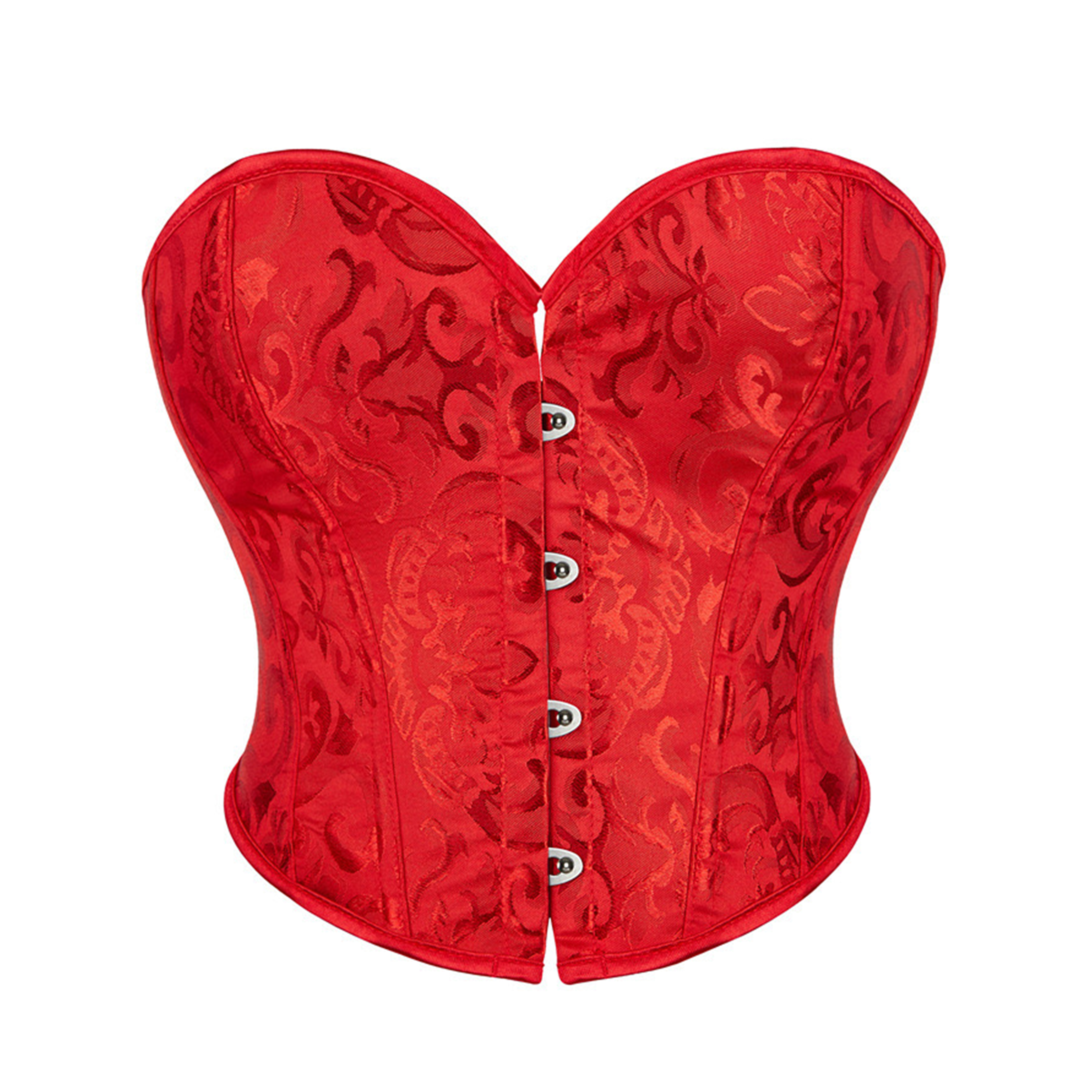 Front Button Closure Corset