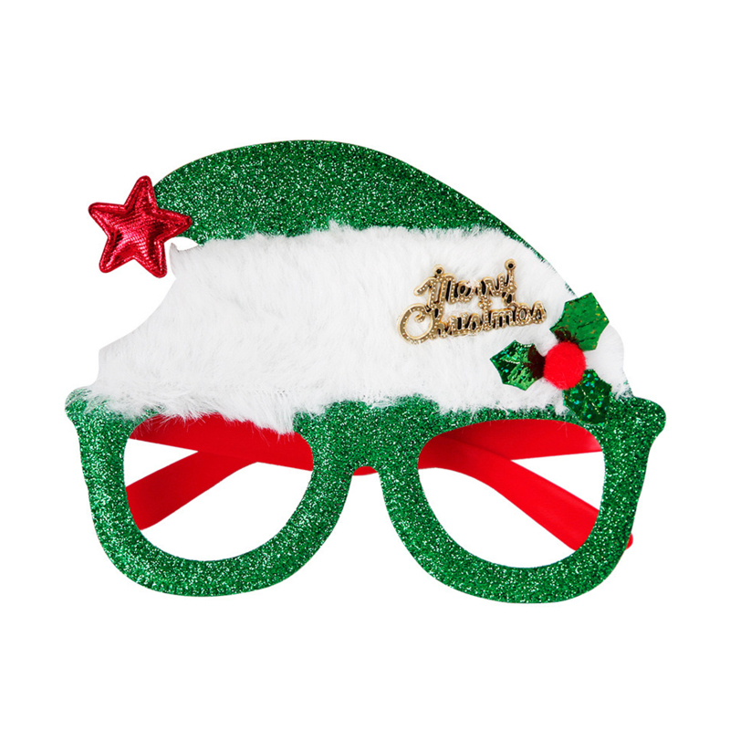 Eyeclass Frame with Christmas Ornaments