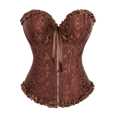 Front Zipper Closure Corset