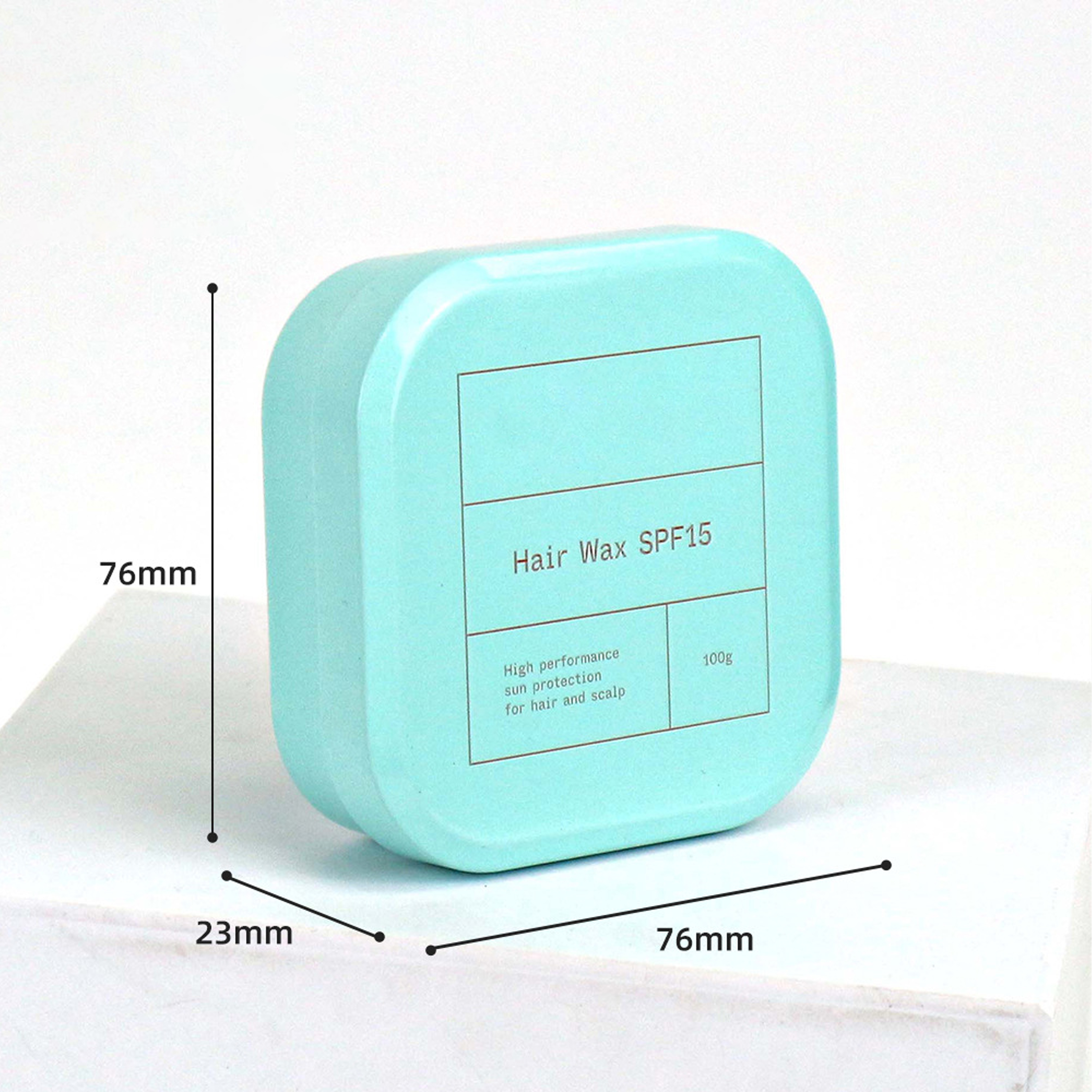 Flat Square Tinplate Box