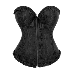 Front Zipper Closure Corset