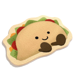 Cute Bread Pattern Floor Mat
