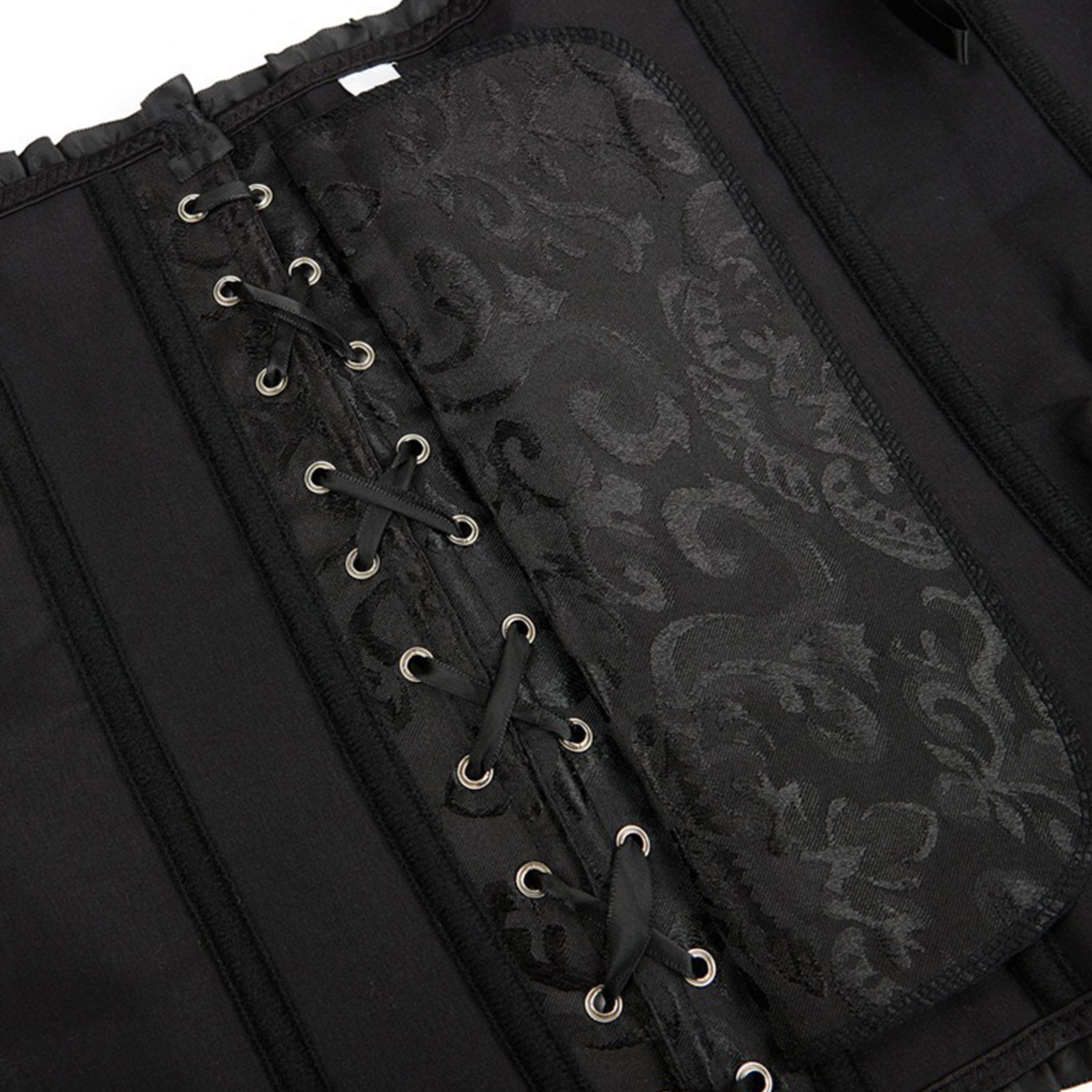 Front Zipper Closure Corset