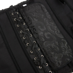 Front Zipper Closure Corset