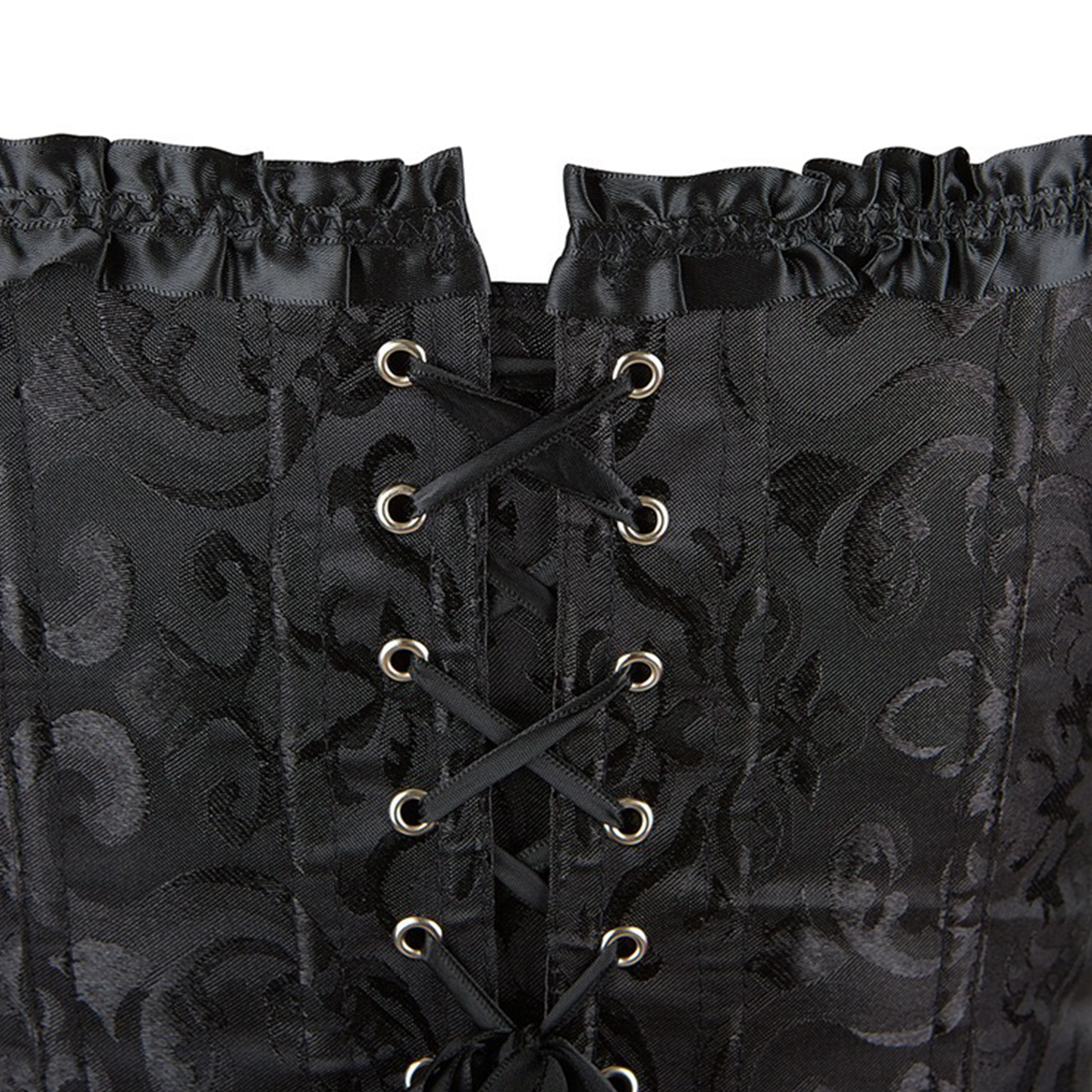 Front Zipper Closure Corset