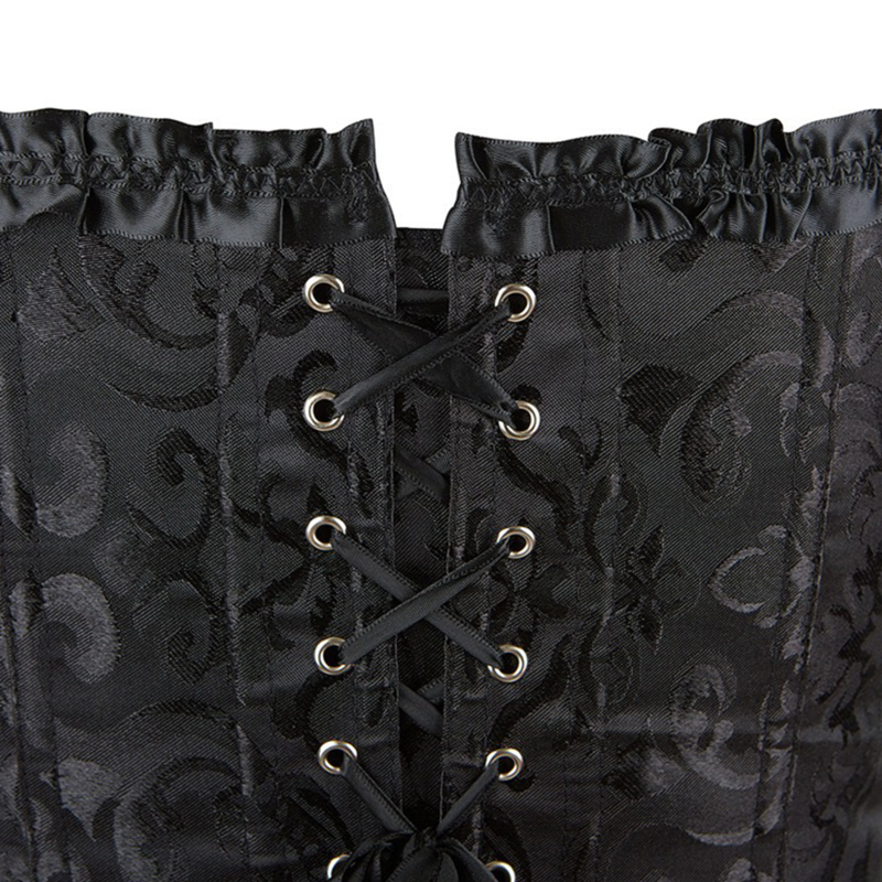 Front Zipper Closure Corset