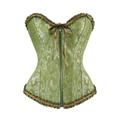 Front Zipper Closure Corset