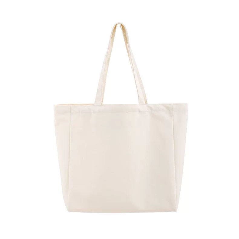 Large Size Canvas Bag with Magnetic Closure