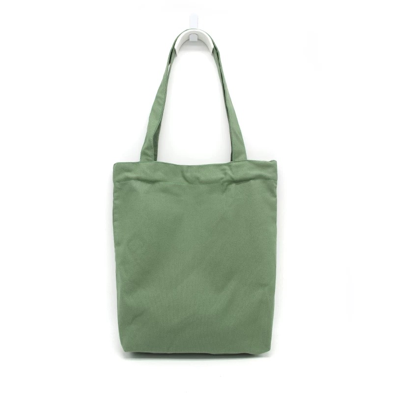 Color Print Canvas Bag with Magnetic Closure