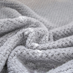 Pineapple Lattice Coral Fleece Towel