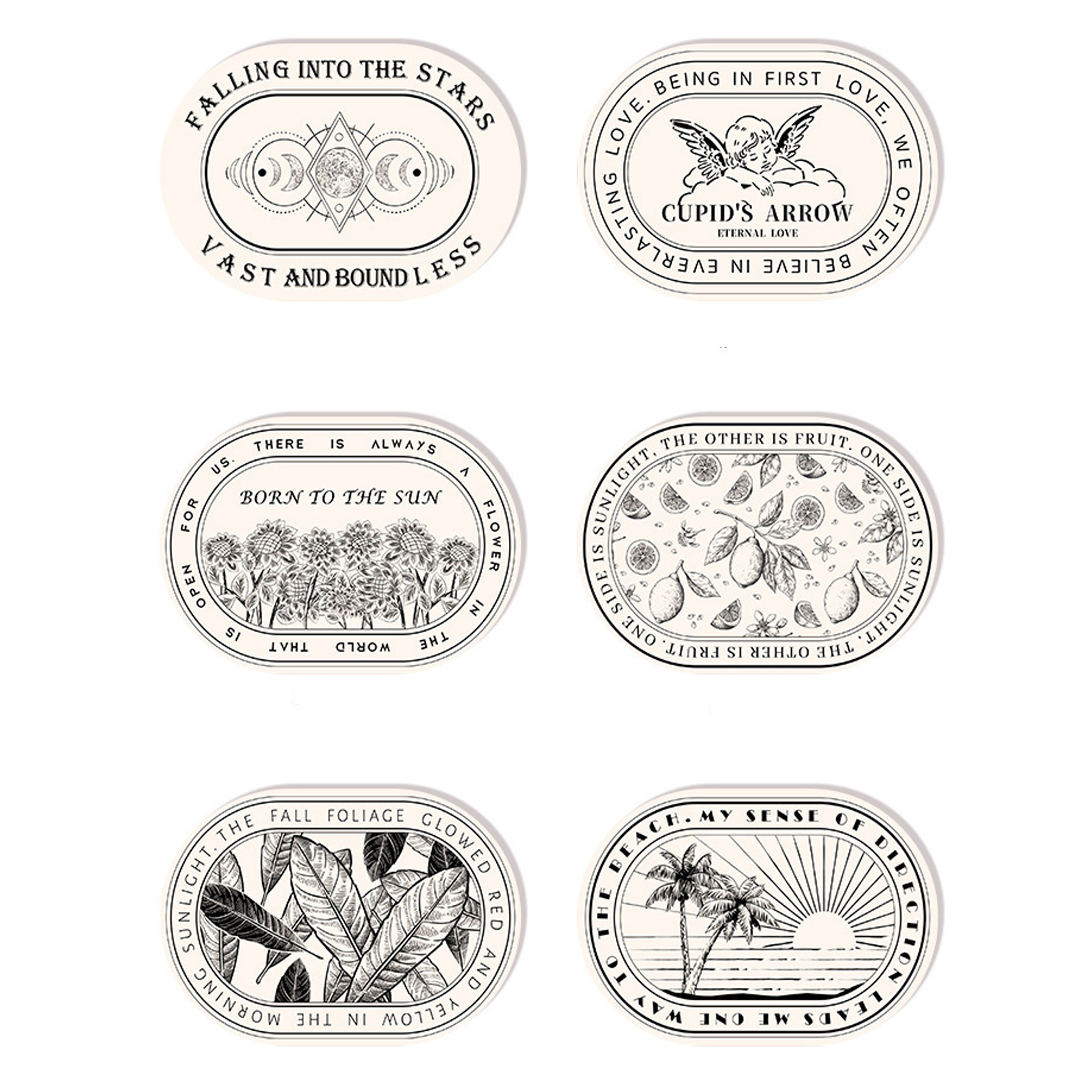 Oval Print Pattern Faux Wool Floor Mat