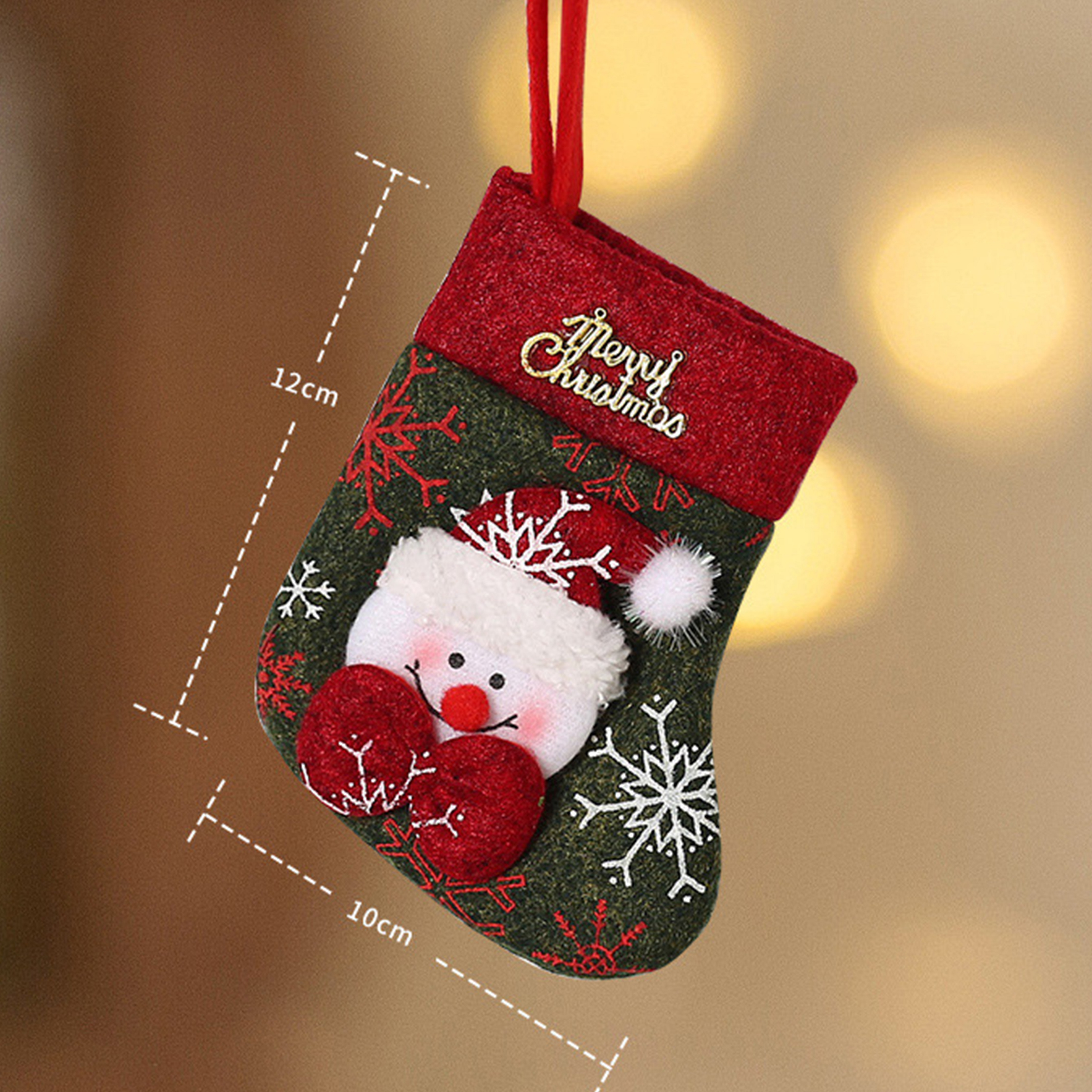 Cute Christmas Sock Ornament