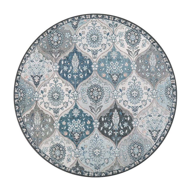 Vintage Pattern Round Floor Mat