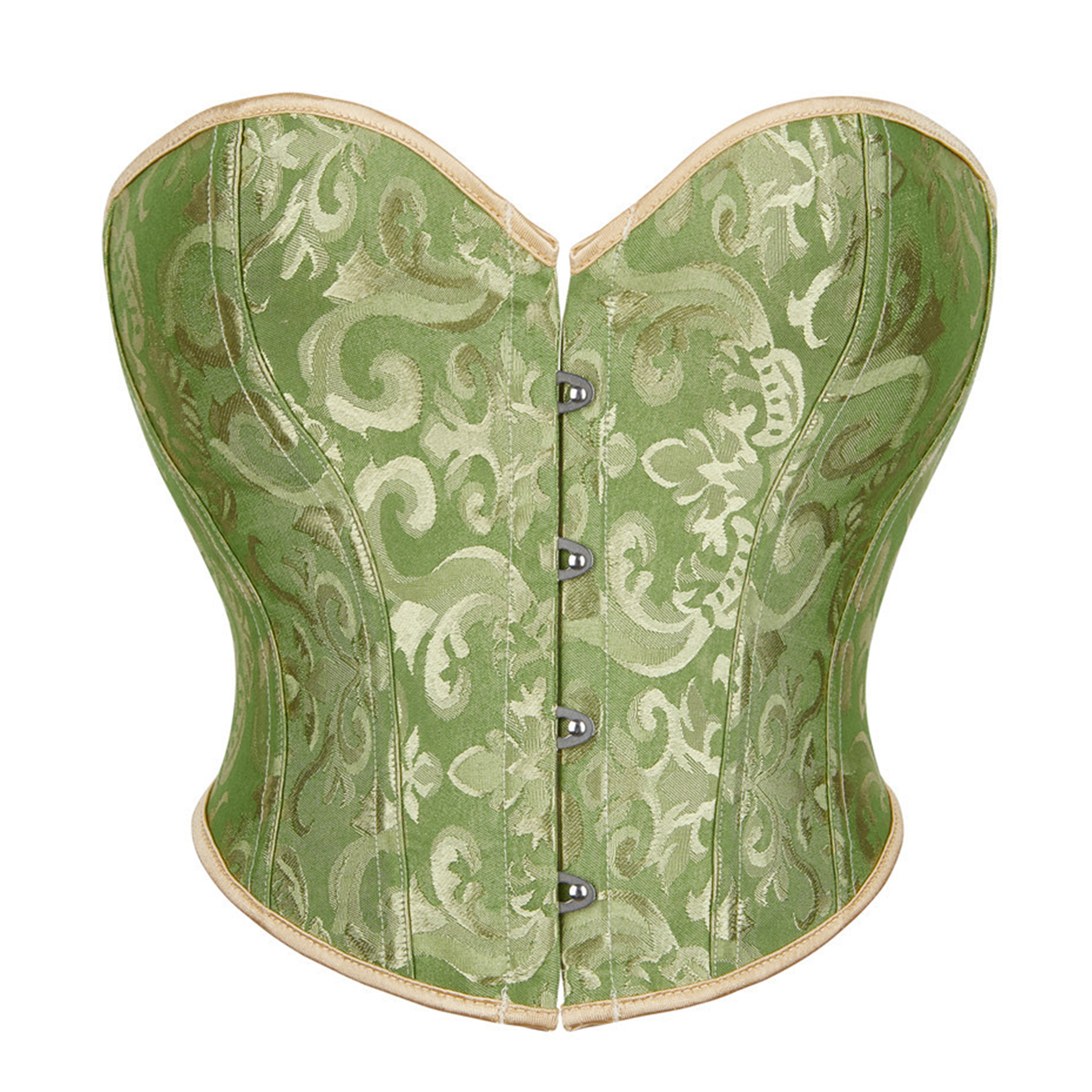 Front Button Closure Corset