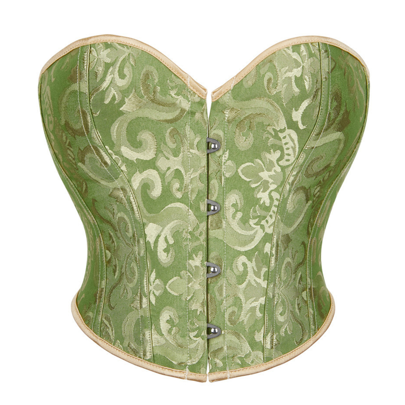 Front Button Closure Corset