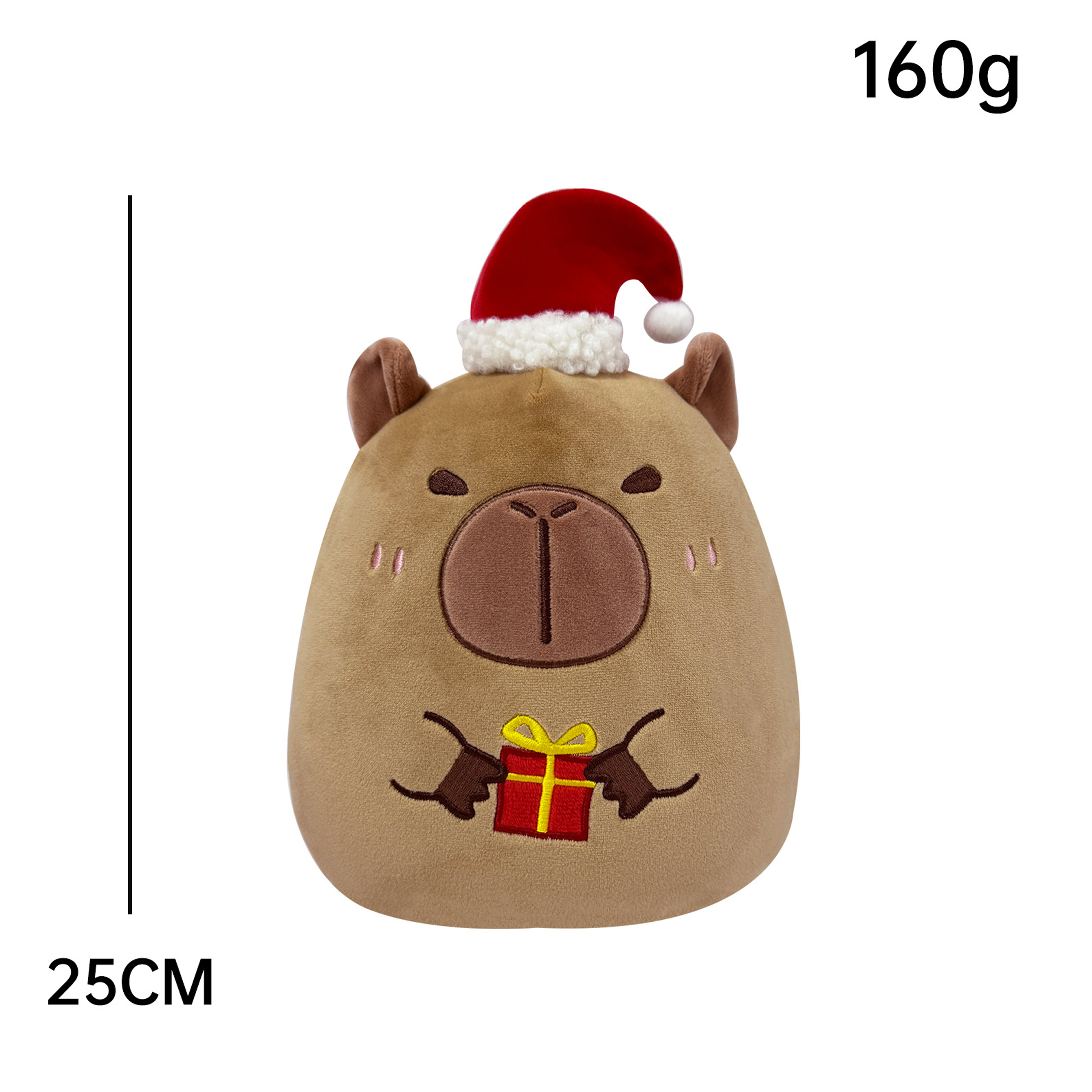 Cute Christmas Figure Throw Pillow