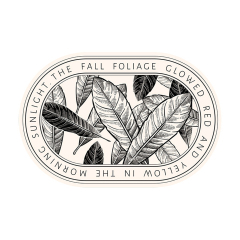 Oval Print Pattern Faux Wool Floor Mat