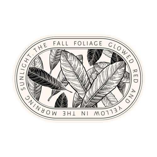 Oval Print Pattern Faux Wool Floor Mat