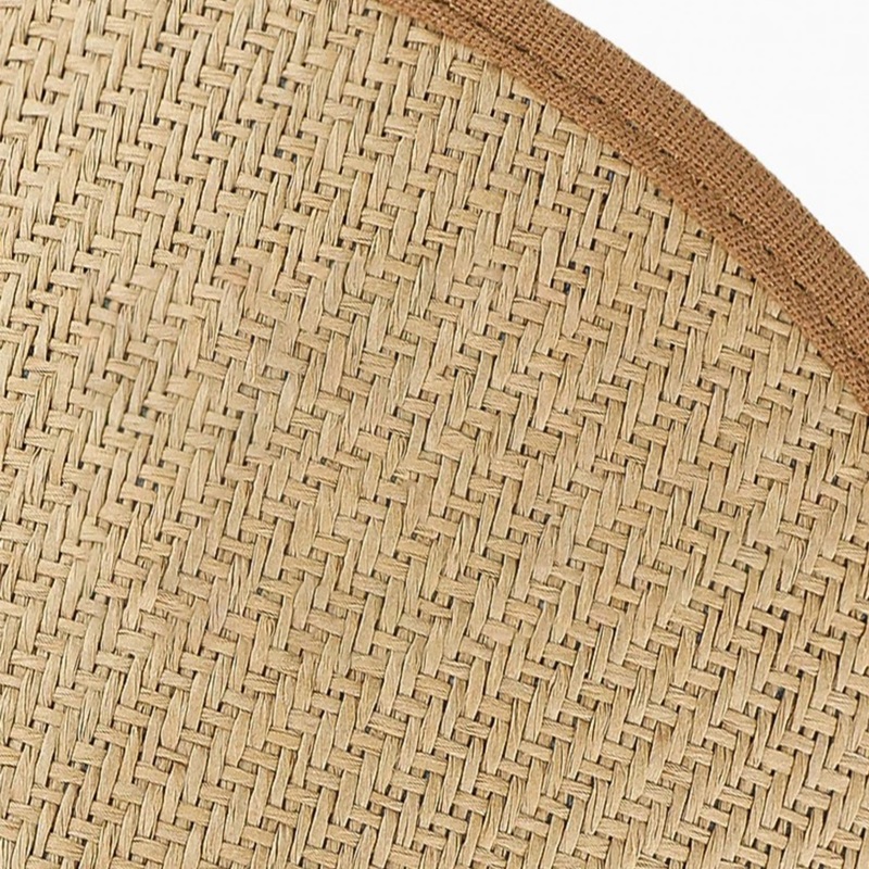 Straw Brim Sun Visor
