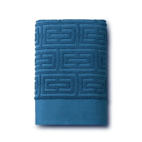 Rolling Cloud Pattern Cotton Towel