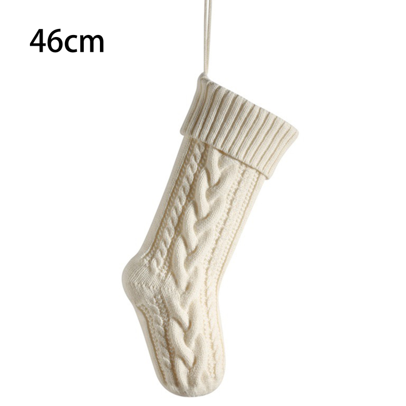 Knitted Christmas Sock Ornament