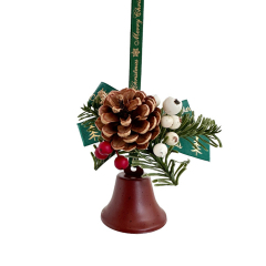 Bell Ornament with Faux Pinecone
