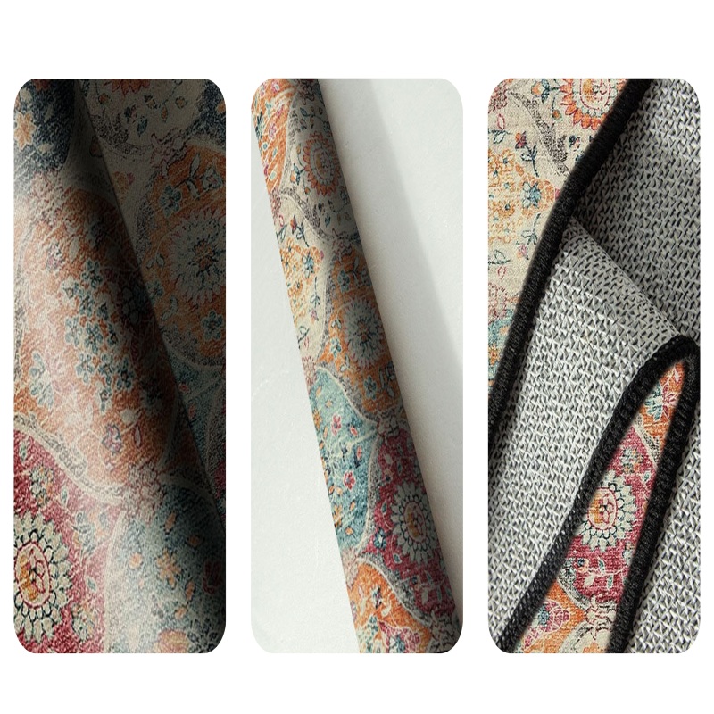 Vintage Pattern Round Floor Mat